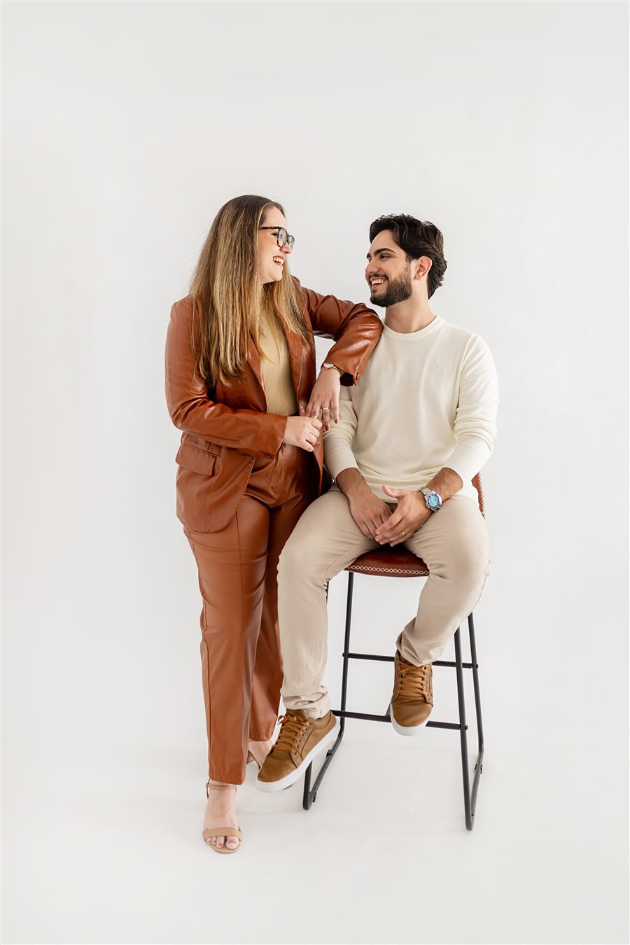 Lucas e Luísa Jesus, fundadores da Bee Agency