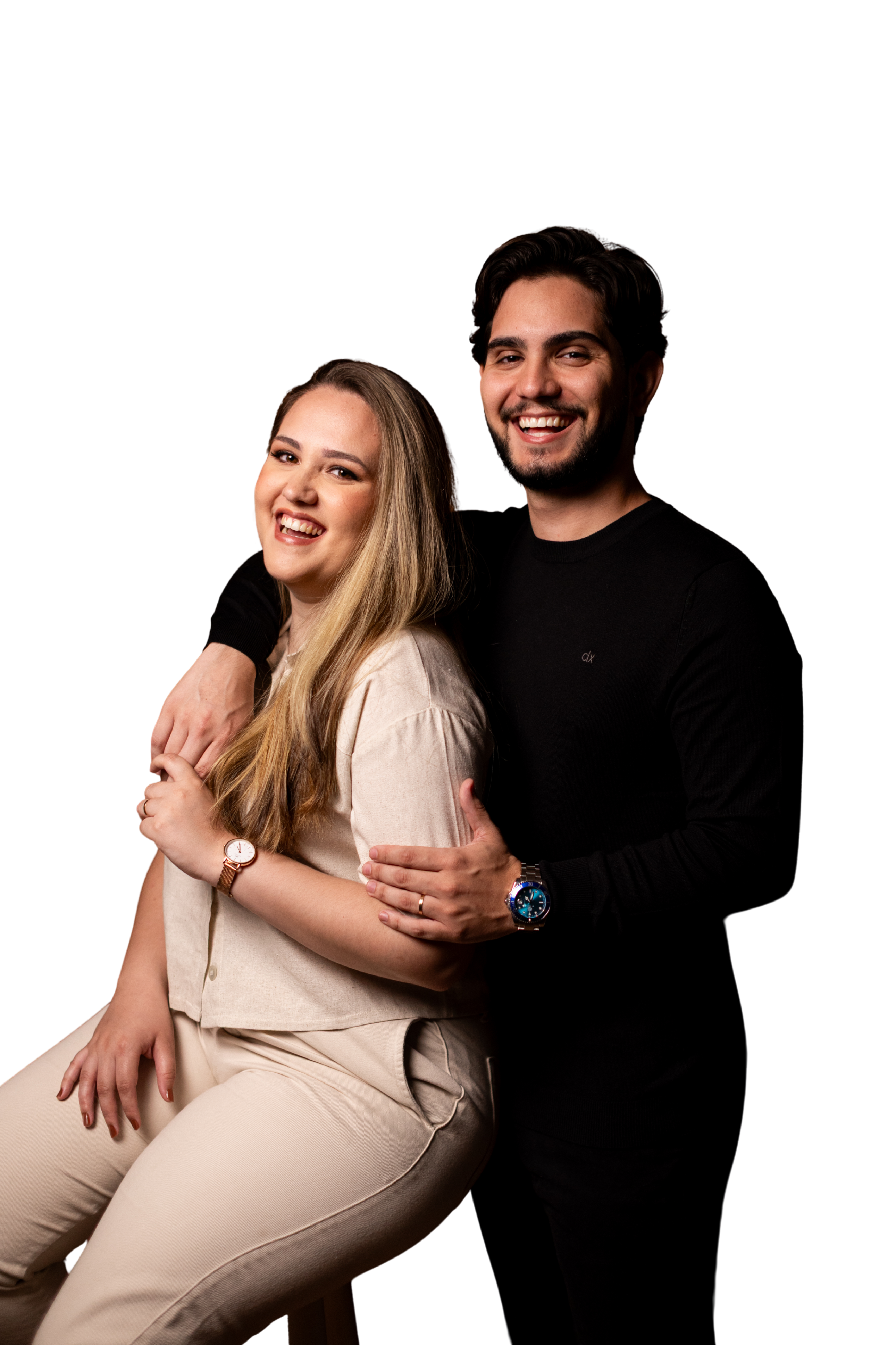 Lucas e Luísa Jesus, fundadores da Bee Agency